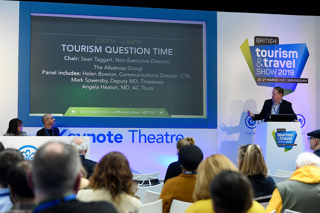 Tourism Question Time at the British Tourism & Travel Show 2019